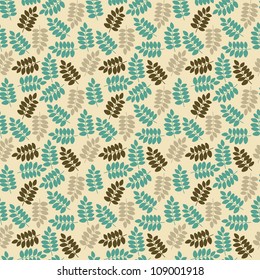 vector seamless pattern. modern stylish texture. endless floral background