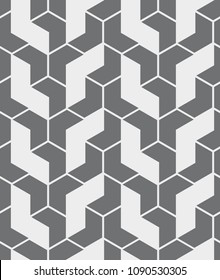  Vector seamless pattern. Modern stylish texture. Repeating geometric tiles with a grid of the corners.
