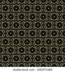 Vector seamless pattern. Modern stylish texture. Repeating geometric tiles from striped elements