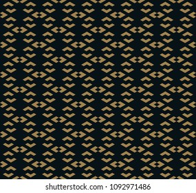 Vector seamless pattern. Modern stylish texture. Repeating geometric tiles from striped elements