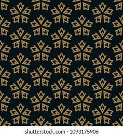 Vector seamless pattern. Modern stylish texture. Repeating geometric tiles from striped elements