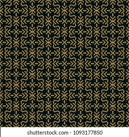 Vector seamless pattern. Modern stylish texture. Repeating geometric tiles from striped elements