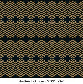 Vector seamless pattern. Modern stylish texture. Repeating geometric tiles from striped elements