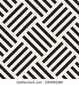 Vector seamless pattern. Modern stylish abstract texture. Repeating geometric tiles from striped elements