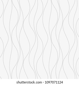   Vector seamless pattern. Modern stylish texture with wavy stripes. Geometric abstract background.