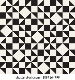 Vector seamless pattern. Modern stylish abstract texture. Repeating geometric tiles from striped elements

