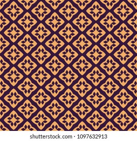 Vector seamless pattern. Modern stylish abstract texture. Repeating geometric linear tiles pattern background