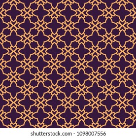 Vector seamless pattern. Modern stylish abstract texture. Repeating geometric linear tiles pattern background