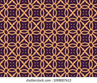 Vector seamless pattern. Modern stylish abstract texture. Repeating geometric linear tiles pattern background