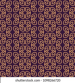 Vector seamless pattern. Modern stylish abstract texture. Repeating geometric linear tiles pattern background
