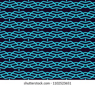 Vector seamless pattern. Modern stylish linear texture. Repeating geometric tiles with line elements.