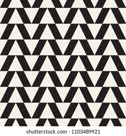 Vector seamless pattern. Modern stylish abstract texture. Repeating geometric tiles from striped elements
