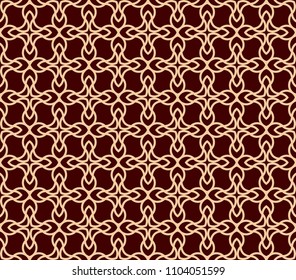 Vector seamless pattern. Modern stylish texture.linear ornament seamless pattern. Repeating abstract background