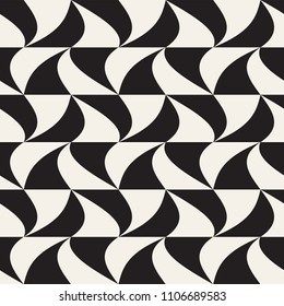 Vector seamless pattern. Modern stylish abstract texture. Repeating geometric tiles from striped elements