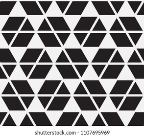  Vector seamless pattern. Modern stylish texture. Repeating geometric hexagons.