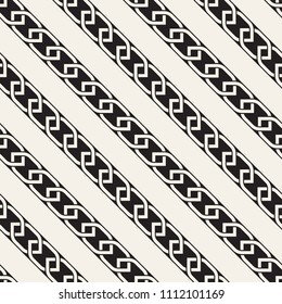 Vector seamless pattern. Modern stylish abstract texture. Repeating geometric tiles from striped elements