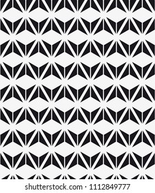 Vector seamless pattern. Modern stylish texture. Repeating geometric tiles with triangles.