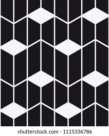  Vector seamless pattern. Modern stylish texture. Repeating geometric tiles with hexagonal grid.