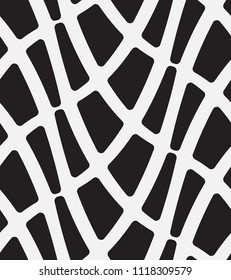 Vector seamless pattern. Modern stylish texture. Repeating geometric tiles from smooth elements.