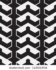 Vector seamless pattern. Modern stylish texture. Repetition of geometric tiles.
