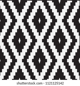  Vector seamless pattern. Modern stylish texture. Repeating geometric tiles with a grid of rhombuses.