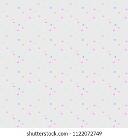 Vector seamless pattern. Modern stylish texture. Repeating abstract background with chaotic dots