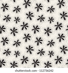 vector seamless pattern. modern stylish texture. floral abstract background