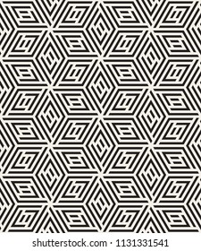 Vector seamless pattern. Modern stylish bold texture. Repeating geometric tiles with bold rhombuses.