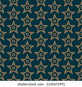 Vector seamless pattern. Modern stylish abstract texture. Repeating geometric tiles from striped elements