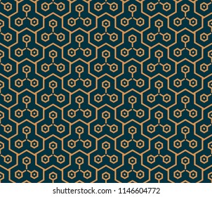 Vector seamless pattern. Modern stylish abstract texture. Repeating geometric tiles from striped elements
