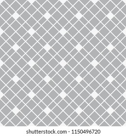  Vector seamless pattern. Modern stylish texture. Repeating geometric tiles with a grid of squares.