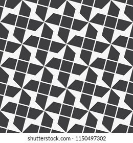  Vector seamless pattern. Modern stylish texture. Repeating geometric tiles with a grid of squares.