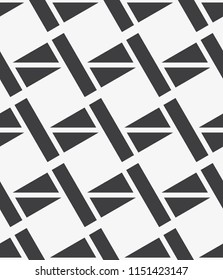 Vector seamless pattern. Modern stylish texture. Repetition of geometric tiles.