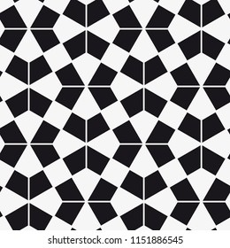 Vector seamless pattern. Modern stylish texture. Repetition of geometric tiles.