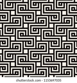 Vector seamless pattern. Modern stylish texture. Repeating geometric tiles with bold squares.