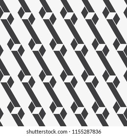 Vector seamless pattern. Modern stylish texture. Repetition of geometric tiles.