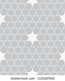 Vector seamless pattern. Modern stylish texture. Repetition of geometric tiles.