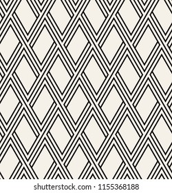 Vector seamless pattern. Modern stylish bold texture. Repeating geometric tiles with bold rhombuses.