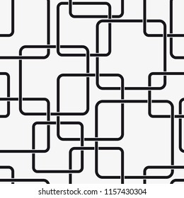  Vector seamless pattern. Modern stylish texture. Repeating geometric tiles with a grid of squares.