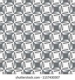  Vector seamless pattern. Modern stylish texture. Repeating geometric tiles with a grid of squares.