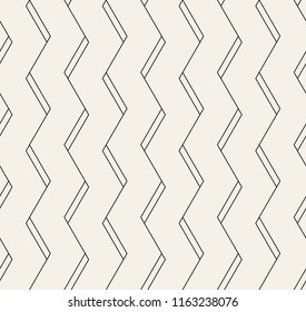 Vector seamless pattern. Modern stylish texture. Repeating geometric background. Striped hexagonal grid. Linear graphic design. Can be used as swatch for illustrator.