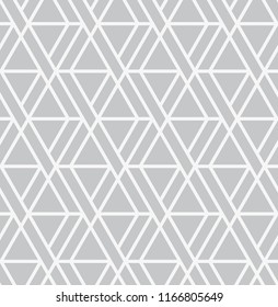  Vector seamless pattern. Modern stylish texture. Repeating geometric tiles with a grid of rhombuses.