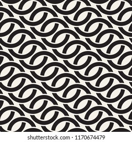 Vector seamless pattern. Modern stylish abstract texture. Repeating geometric tiles from striped elements