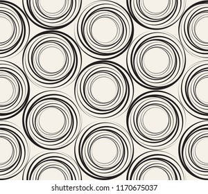 Vector seamless pattern. Modern stylish abstract texture. Repeating geometric tiles from striped elements