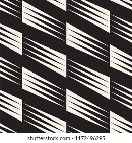 Vector seamless pattern. Modern stylish abstract texture. Repeating geometric tiles from striped elements
