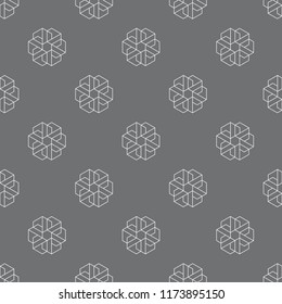  Vector seamless pattern. Modern stylish texture. Repeating geometric tiles.