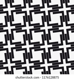  Vector seamless pattern. Modern stylish texture. Repetition of the geometric tiles with crosses.