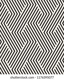 Vector seamless pattern. Modern stylish texture. Repeating geometric background. Striped hexagonal grid. Bold graphic design. Can be used as swatch for illustrator.