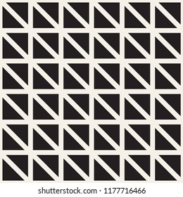 Vector seamless pattern. Modern stylish abstract texture. Repeating geometric tiles from striped elements
