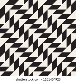 Vector seamless pattern. Modern stylish abstract texture. Repeating geometric tiles from striped elements